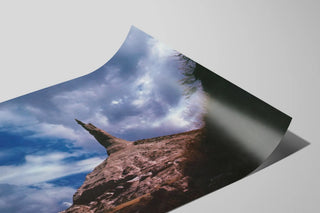 Chimney Rock Poster in Nebraska - Nature and Landscape Wall Decoration — artwork view