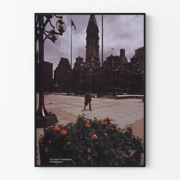 Philadelphia City Hall Architecture Poster - Urban Wall Decoration