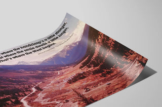 Poster Mountain Landscape Silvertown near Durango Colorado — artwork view