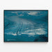 Alaska Inside Passage Glaciers Poster — framed artwork on a wall