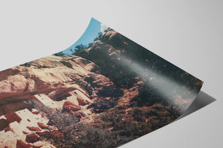 Decorative poster of Mesa Verde National Park - Spruce Tree House, Colorado — artwork view