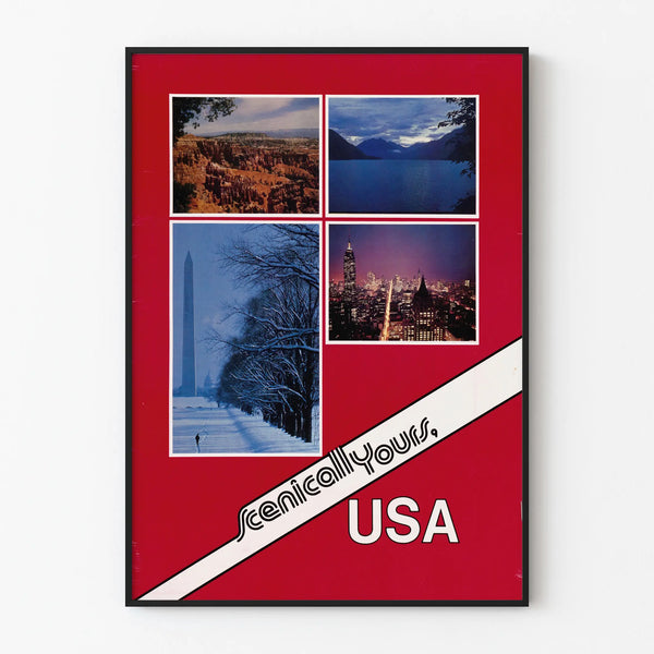 Decorative Poster of American Scene USA