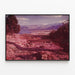 Colorful Natural Landscape Poster Washington DC — framed artwork on a wall