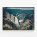 Yosemite National Park Bridal Veil Waterfall Poster — framed artwork on a wall