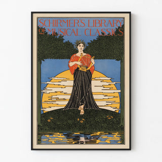 Vintage Poster from Schirmer's Library of Musical Classics