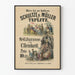 Vintage poster by Schultze and Müller in Teplitz with illustrations by C. Reinhardt