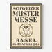 Vintage poster of Swiss Fair Basel 1921