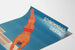 Vintage poster of Liestal swimming pool diver in action