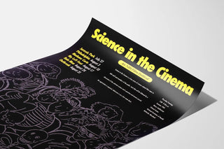 Science in the Cinema Decorative Poster, Scientific Film Festival