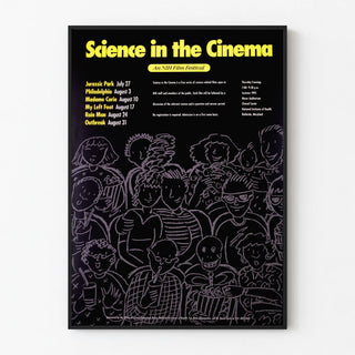 Science in the Cinema Decorative Poster, Scientific Film Festival