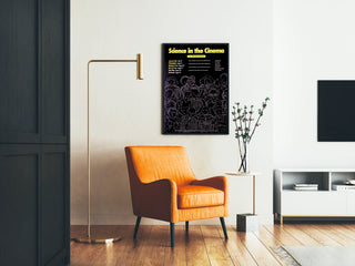 Science in the Cinema Decorative Poster, Scientific Film Festival