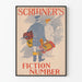 Vintage Scribner's Fiction Poster - Elegant Illustration of a Man in a Top Hat