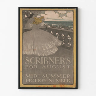 Vintage Poster Scribner's Mid-Summer Fiction Number