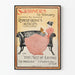Vintage Scribner's Poster - Reading and Art of Living