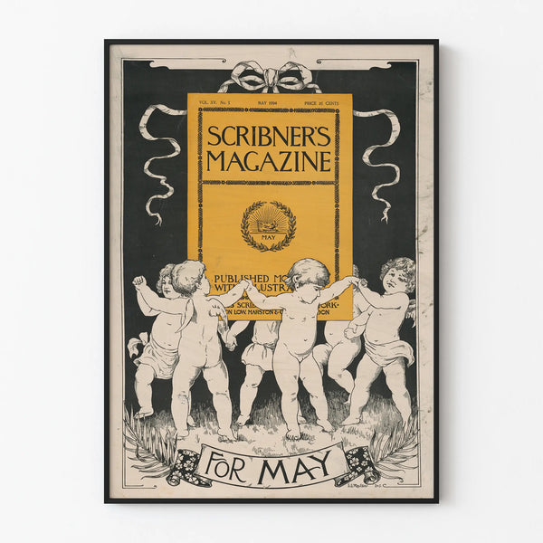 Vintage Poster Scribner's Magazine May 1894 Wall Decoration