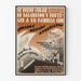 Vintage public health poster on the fight against malaria
