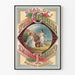 Vintage Poster of the North Carolina Tobacco Seal Marburg Brothers
