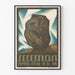 Secession Poster with Stone and Light Motif
