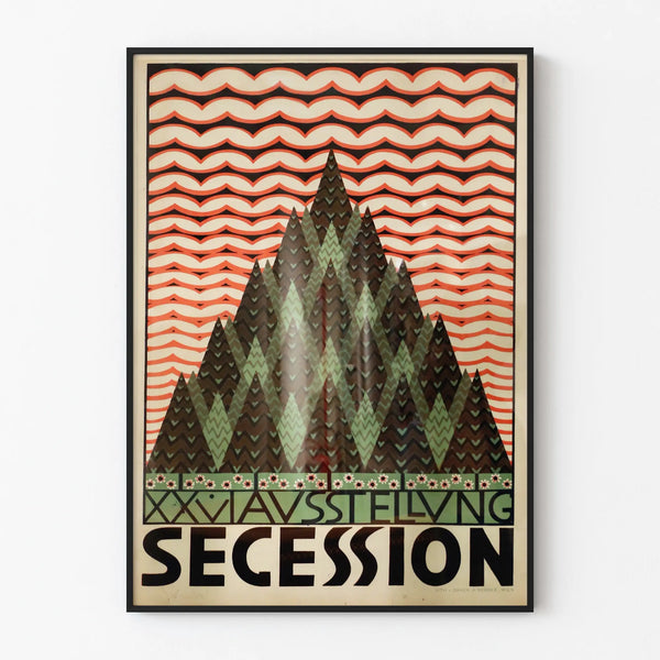 Art Nouveau Secession Poster for Wall Decoration