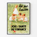 Vintage Poster Social Security - Clean air and light, joy and health of childhood