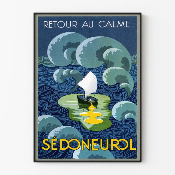 Vintage poster Sédoneurol Calmness Rest