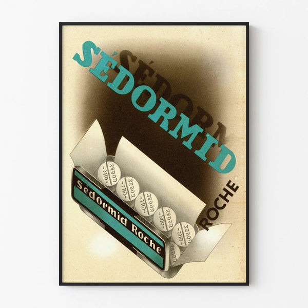 Vintage Sedormid Roche Poster for Wall Decoration