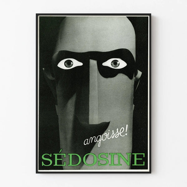 Vintage poster Sédosine angélisse for wall decoration