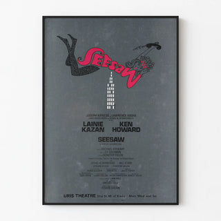 Vintage Design Original Music and Theater Seesaw Poster