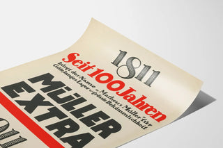 Vintage Müller Poster 1811-1911 Centennial