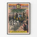 Vintage poster of Sells Brothers and Barrett - The Monkey's Journey to the Derby