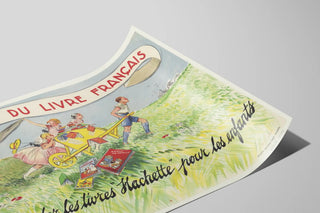 Vintage poster French Book Week - Hachette children's books — artwork view