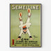 Vintage Poster Semelline Insulation Insoles Against Cold and Humidity