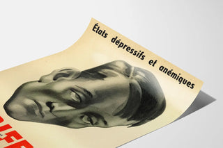Vintage Advertising Poster Sérifer for Depressive and Anemic States