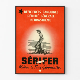 Vintage Poster Serifer Blood Deficiencies