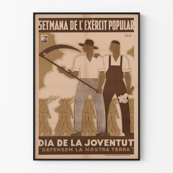 Vintage Poster for the People's Army Week Youth Day