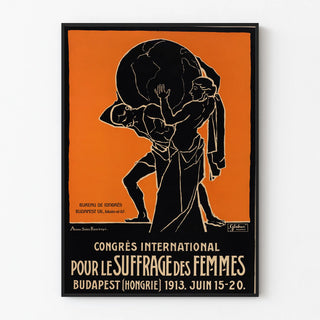 Vintage Poster for the International Congress for Women's Suffrage 1913