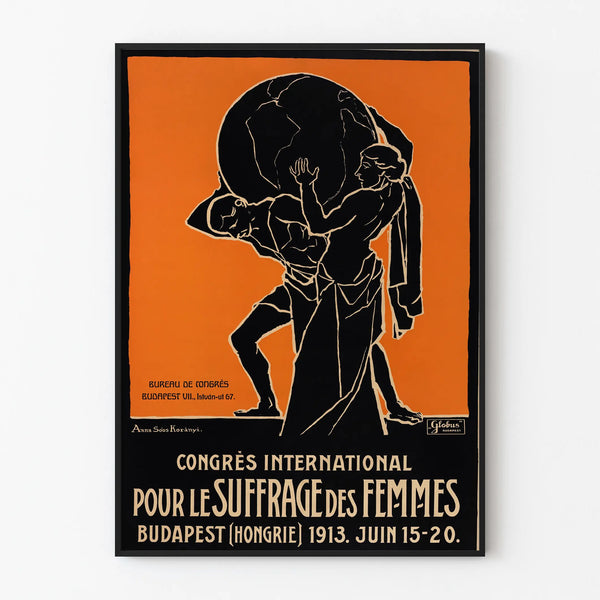 Vintage Poster for the International Congress for Women's Suffrage 1913