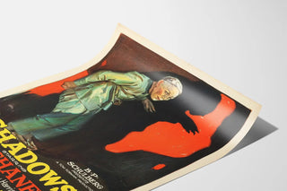 Vintage film poster Shadows with Lon Chaney
