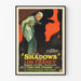 Vintage film poster Shadows with Lon Chaney