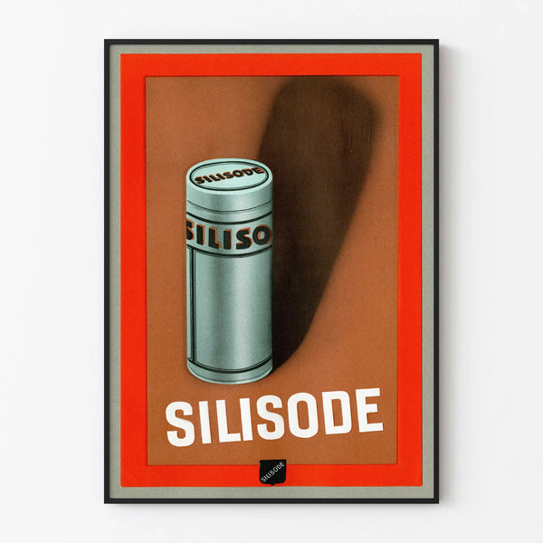 Vintage Silisode poster minimalist bottle retro wall decoration