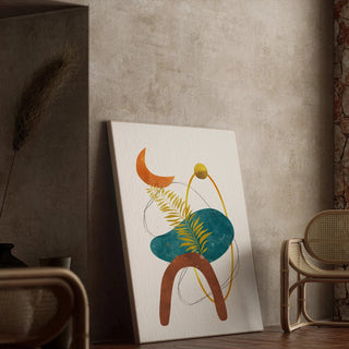 Bohemian Decorative Painting - Botanical Eclipse | Art print Wall Decoration Painting poster copy