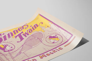 Vintage poster Sinners Twain by John Mackie — artwork view