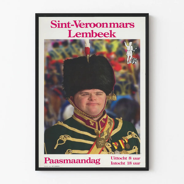 Traditional Poster Sint-Veroonmars Lembeke Easter Monday