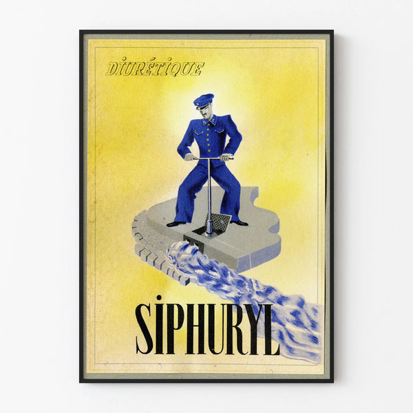 Vintage advertising poster for Siphuryl diuretic