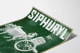 Vintage poster advertising Siphuryl diuretic based on Orthosiphon of Java