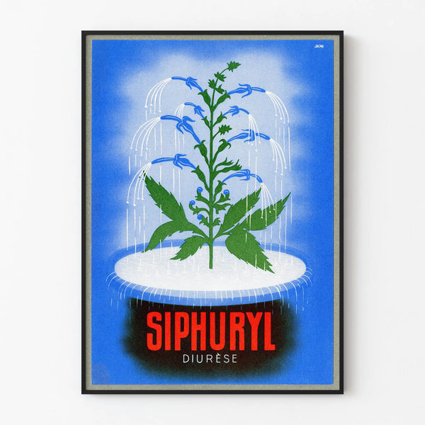 Vintage decorative poster Siphuryl Diurèse
