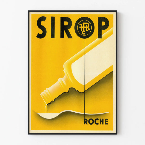 Vintage advertising poster for Roche syrup