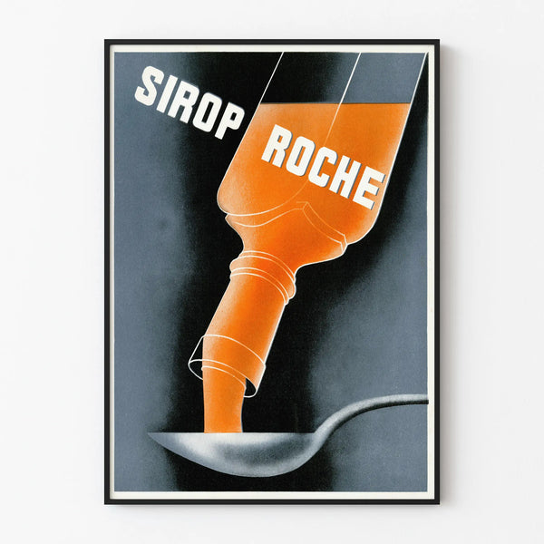 Vintage Poster Sirop Roche - Retro Wall Decoration