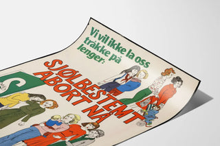 Awareness Poster for the Right to Abortion in Norway