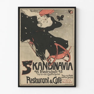 Vintage Scandinavian Restaurant & Café Poster